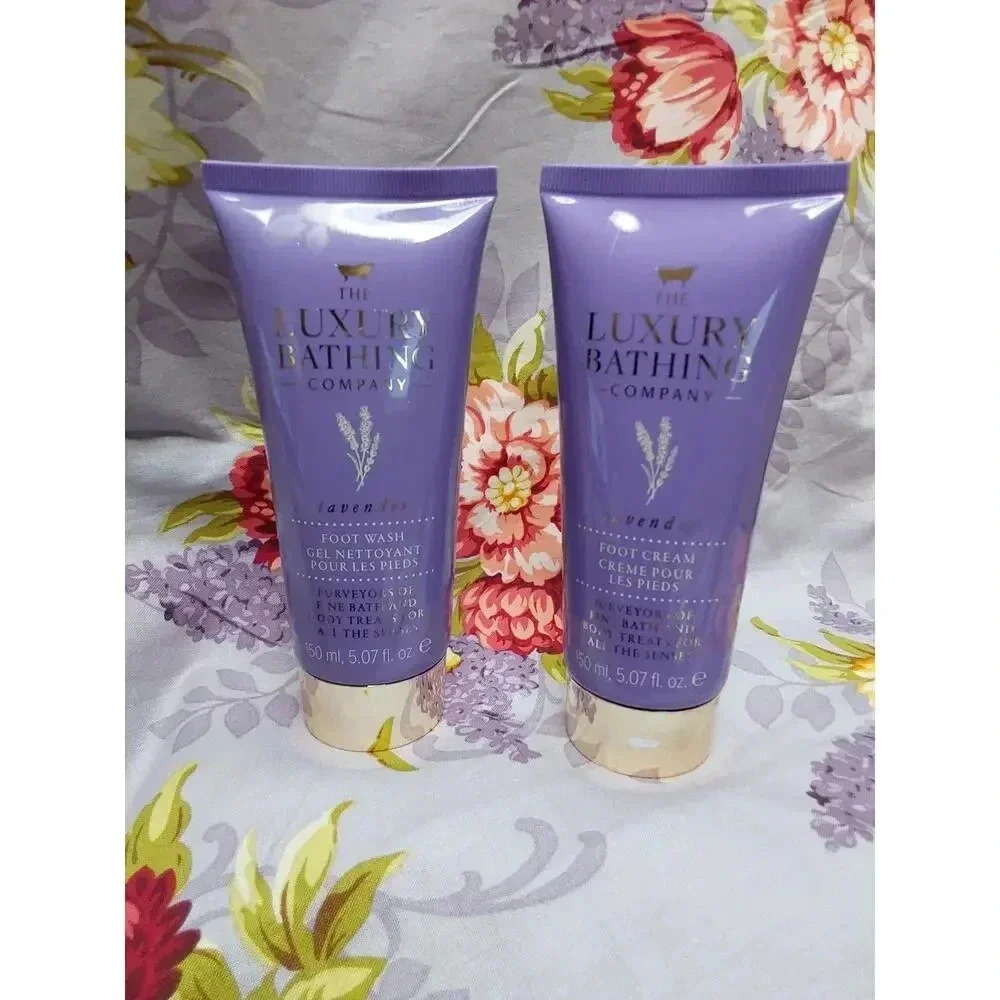 Luxury Bathing Company foot cream & foot wash New 5.07 fl oz
